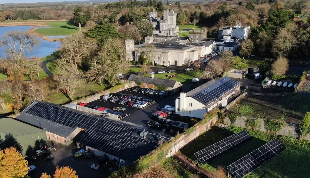 Dromoland Castle Hotel discreet solar install, Co. Clare