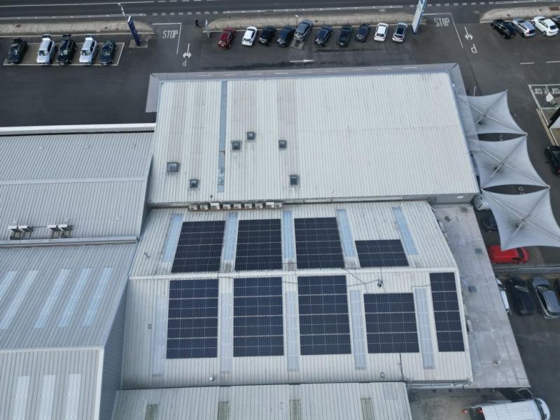 Boland's Wexford motor dealership rooftop solar PV install