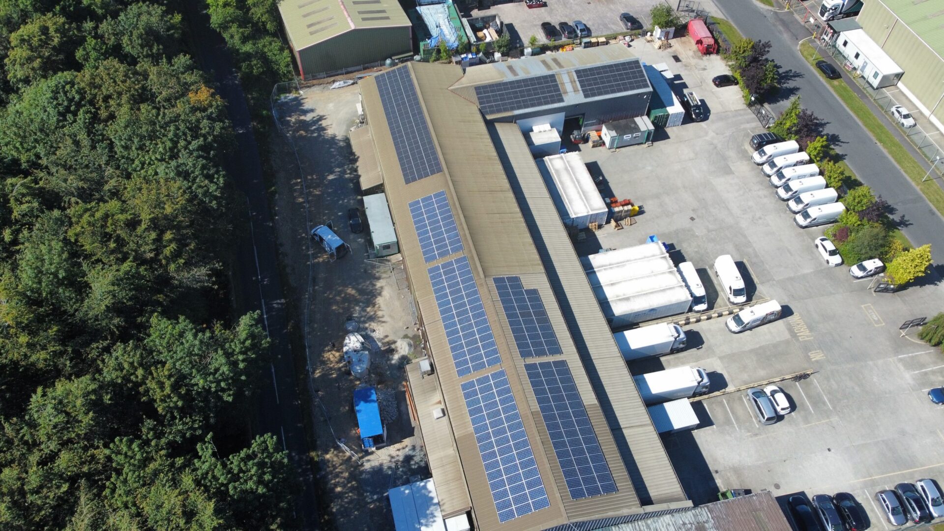 Deli Lites food manufacturing facility with rooftop solar PV